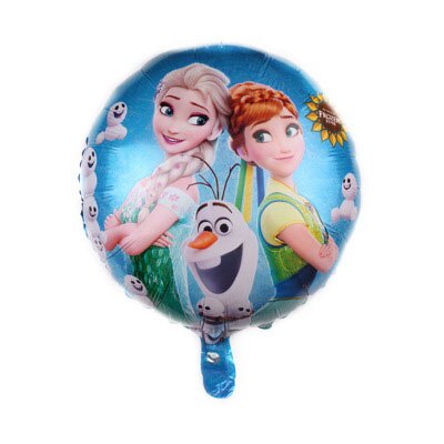 DISNEY Bong Bóng Lá Nhôm Hai Mặt Hình Công Chúa Băng Giá Aisha Anna Bạch Tuyết Dành Cho Trang Trí Tiệc Sinh Nhật Bé
