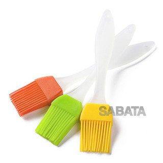 Cọ (Chổi) silicon rời cán nhựa đục 17cm