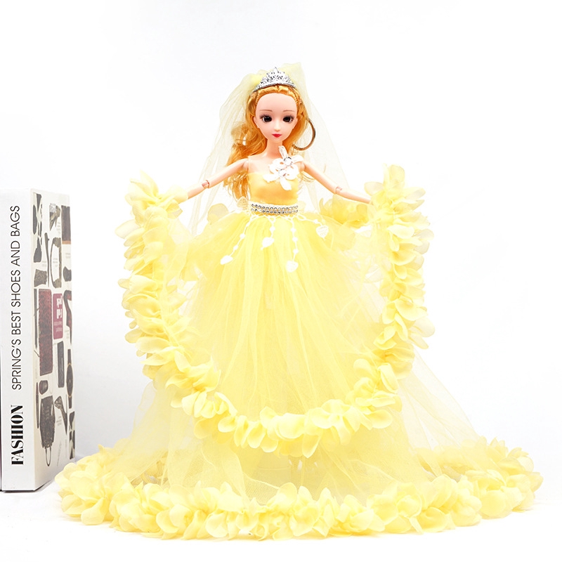 Bộ Đồ Chơi Búp Bê Công Chúa Barbie 40cm Xinh Xắn Cho Bé Gái