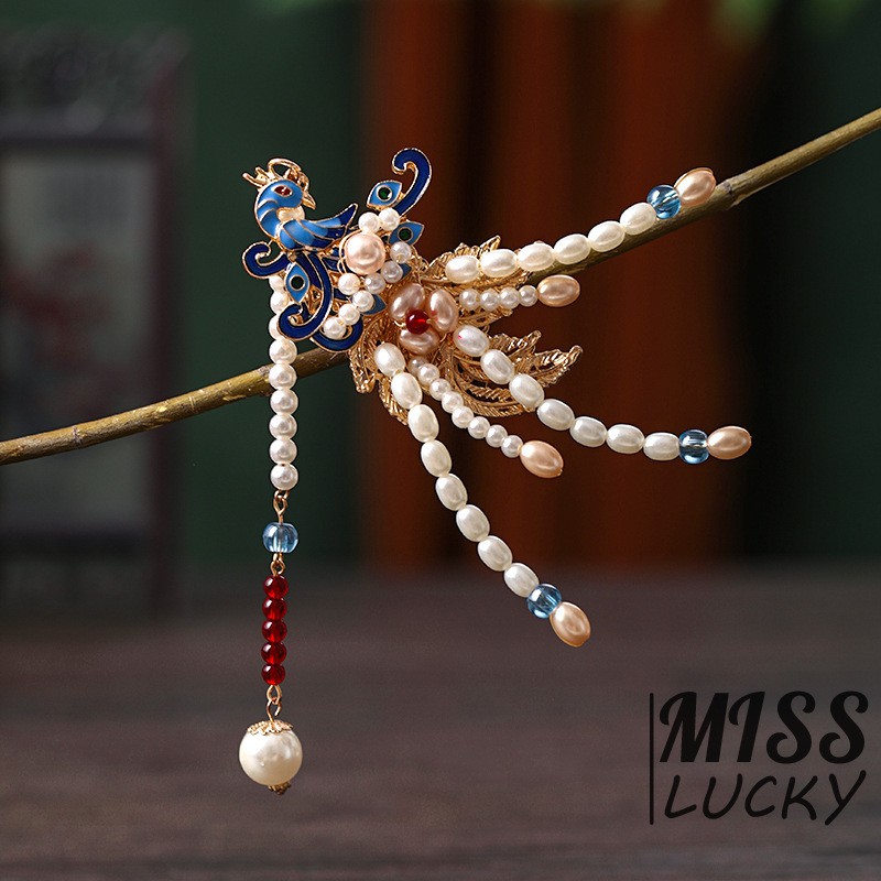 Kẹp Tóc Nữ Kiểu Dáng Retro Phong Cách Trung Hoa