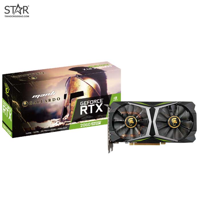 VGA Manli RTX 2060 Super 8G GDDR6 Gallardo (M-NRTX2060SG/6RGHPPP-M2435)