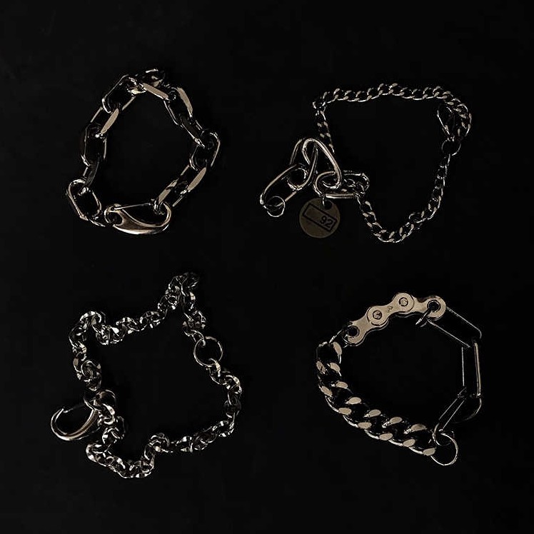 Vòng Tay Thời Trang Đường Phố Hip Hop Rock 22123 Cá Tính Cho Nam Và Nữ