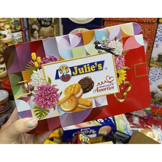 bánh quy Julie’s hộp thiếc(4 màu )