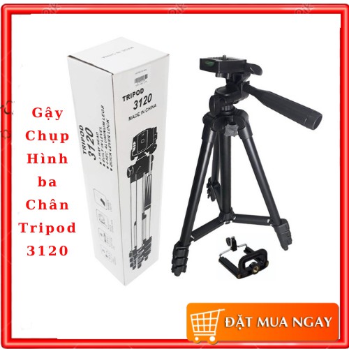 Gậy Chụp Hình 3 Chân Tripod 3120 kèm remote chụp hình