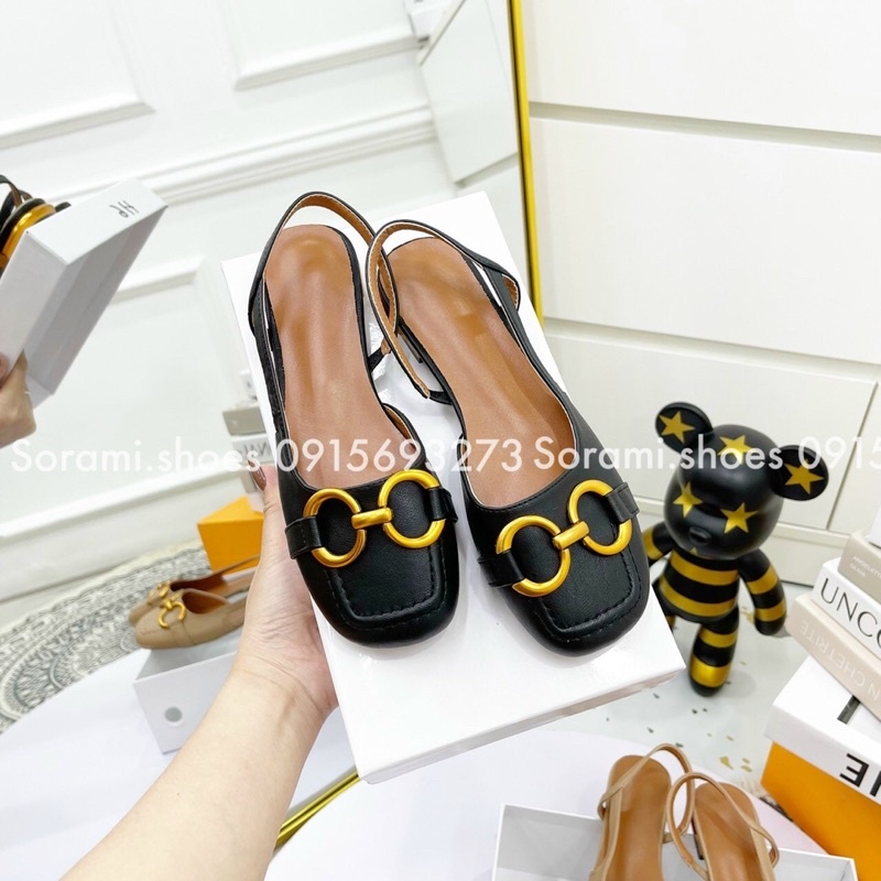 Giày khoá gài 2 kiểu 2cm sục và sandal phong cách trẻ trung dành cho nữ