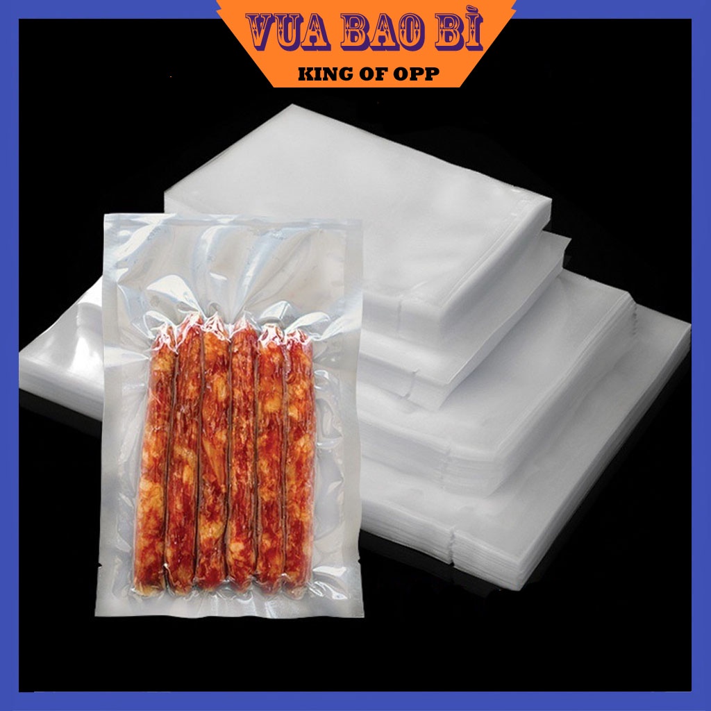 Túi hút chân không thực phẩm hai mặt trong, tiện dụng, cao cấp - VUA BAO BÌ