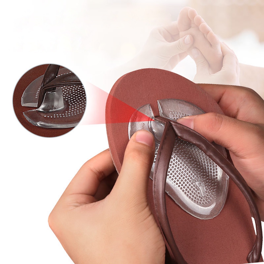 1 Cặp Đệm Silicone Tách Ngón Chân Chống Trượt Tiện Dụng