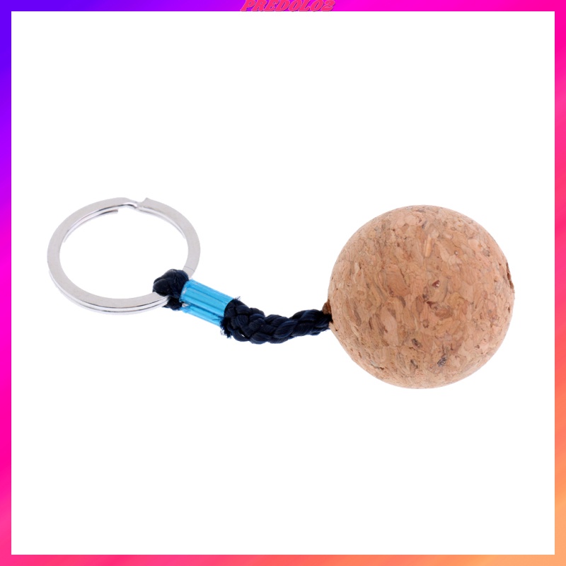 [BigSale] 35mm Floating Cork Keyring Water Buoyant Key Ring Marine Sailing Boat Float