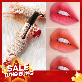 Son 3 màu Kim Cương AGAG dưỡng ẩm siêu lì (Hạt Đá )