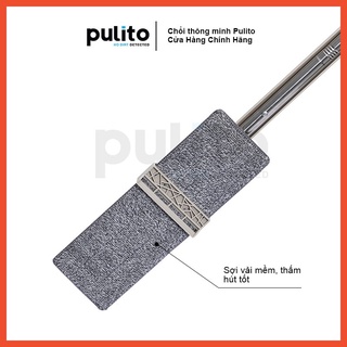 Mua Cây lau nhà tự vắt phẳng thông minh Spin Mop Siêu bền xoay 360 độ - Có bánh lăn vắt nhẹ nhàng