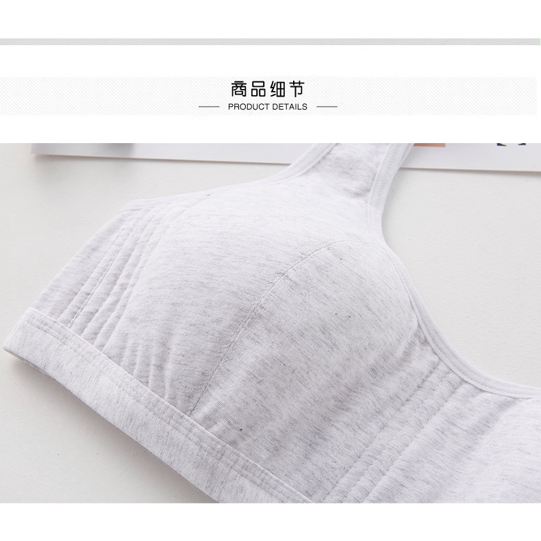 Áo Ngực Cotton Hai Dây Phong Cách Trẻ Trung Cho Nữ Sinh Trung Học