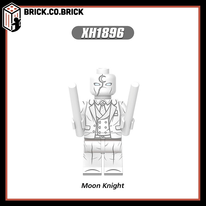 Kỵ Sĩ Ánh Trăng Mô hình Minifigure Moon Knight Đồ chơi Lắp ráp Siêu Anh Hùng Super Hero Marc Spector X1895