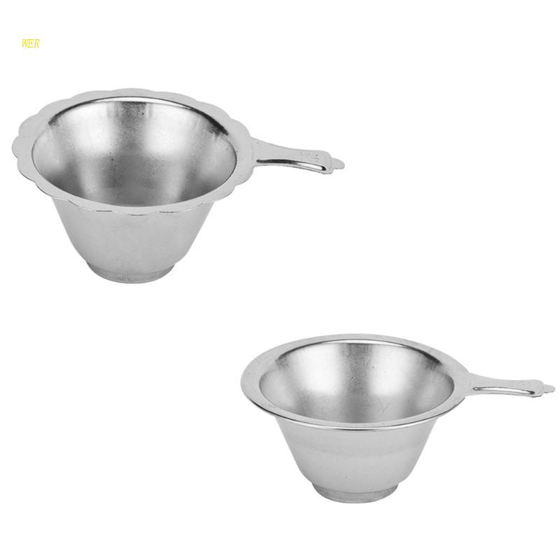 Dụng Cụ Lọc Trà Bằng Thép Không Gỉ Tái Sử Dụng Tiện Lợi