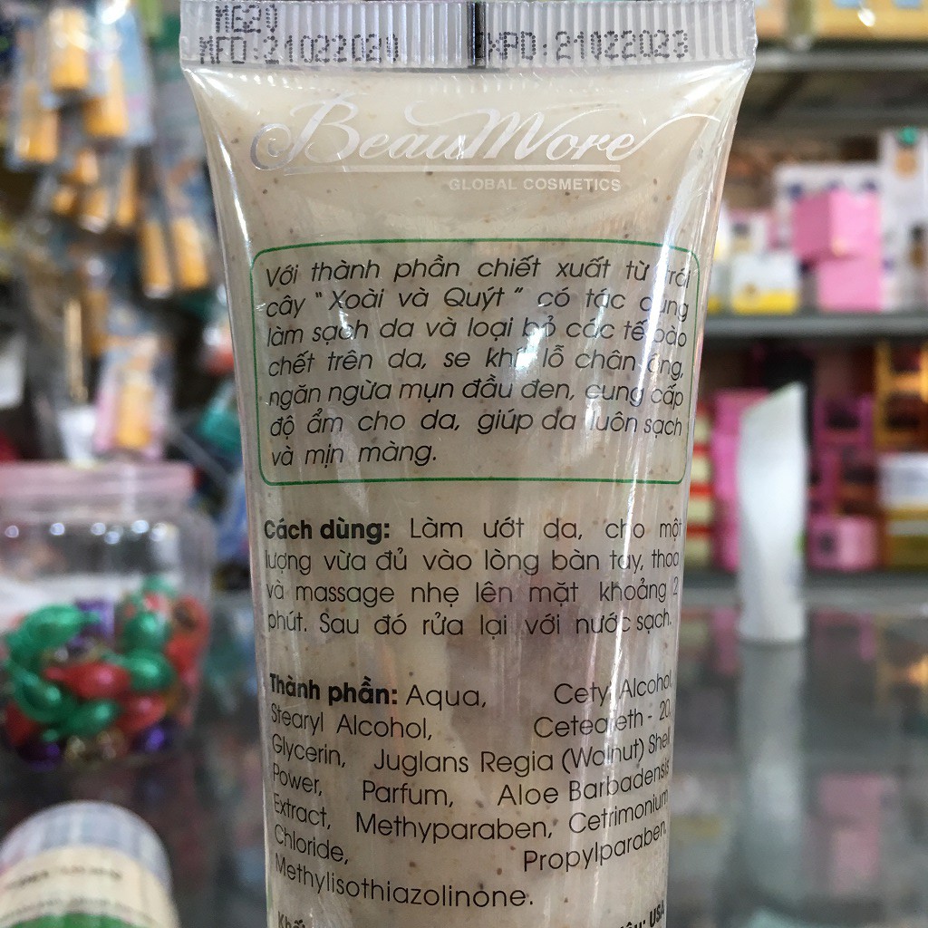 Sữa rửa mặt Beaumore chiết xuất Xoài và Quýt 120g