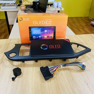 màn android oled c2 dưỡng Morning theo xe