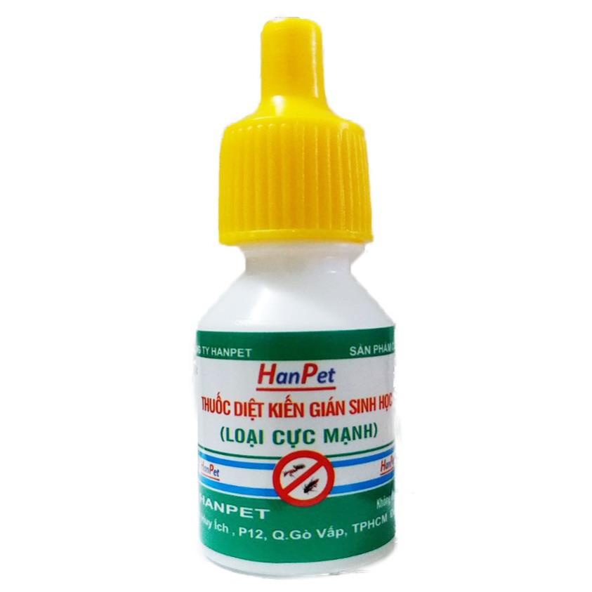 (1 chai) Thuốc kiến gián sinh học Hanpet (chai xanh 12ml) tinh chất đậm đặc diệt kiến hiệu quả an toàn cho trẻ em