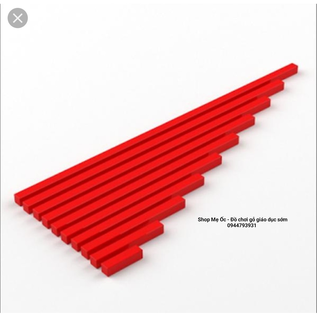 Gậy đỏ loại nhỏ Montessori (Mini Red Rods)