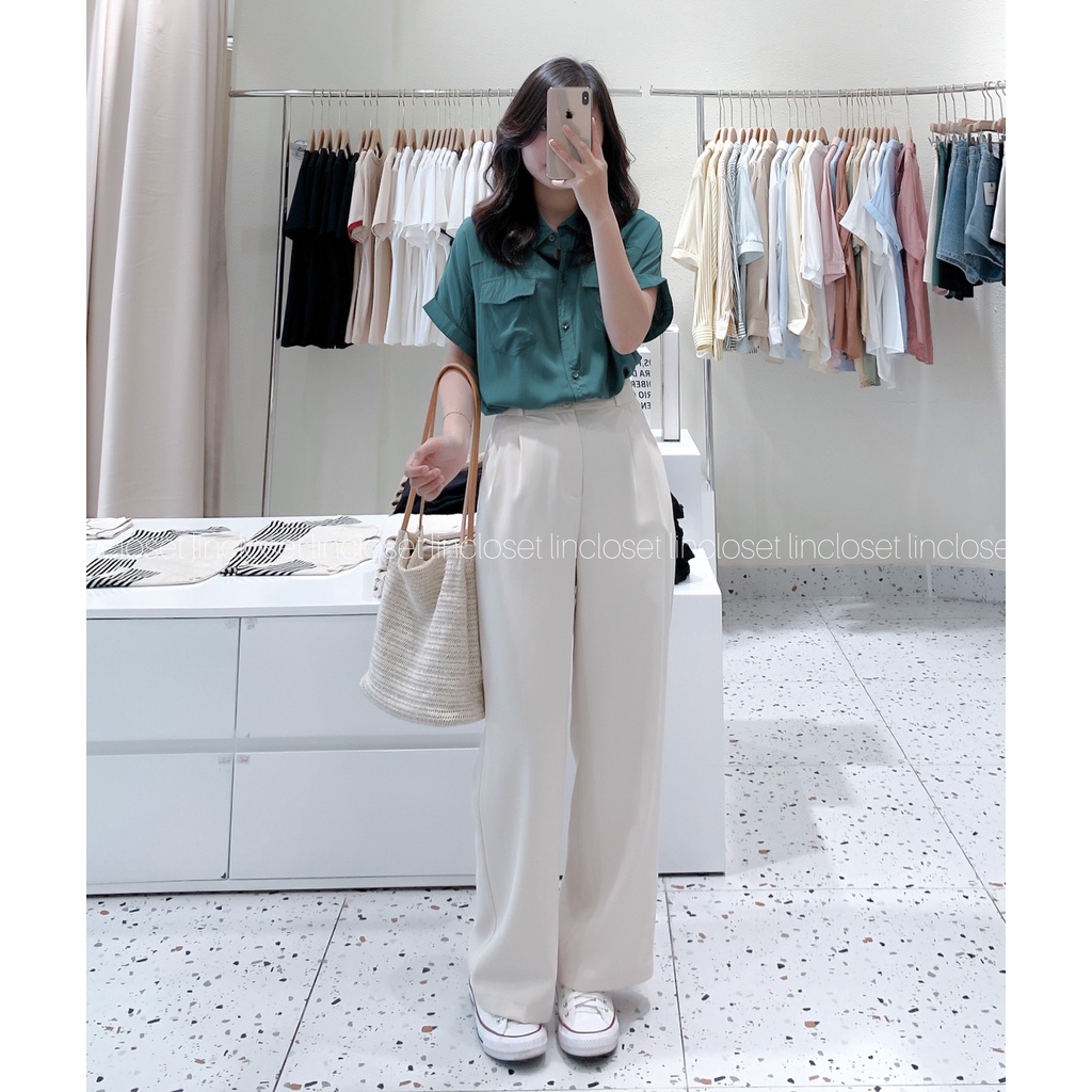 Sơ mi tay ngắn 2 túi (SM15) - LINCLOSET