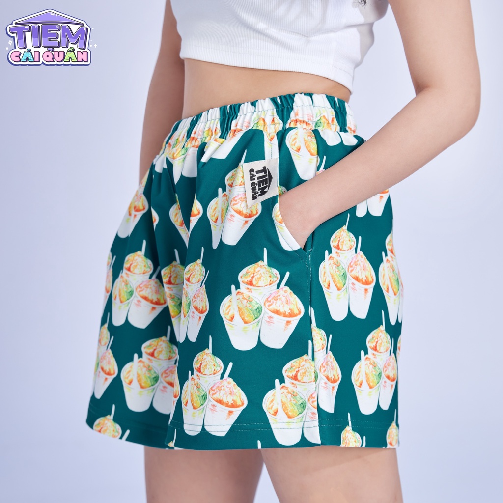 Quần ĐÙI họa tiết ĐÁ BÀO by Tiệm Cái Quần | BigBuy360 - bigbuy360.vn