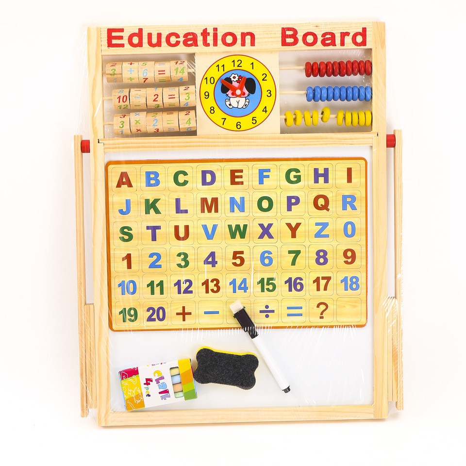 Bảng từ tính 2 mặt Education Board dạy bé viết và học bảng chữ cái -  học nhanh hơn, sáng tạo hơn