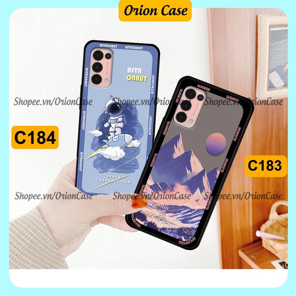 Ốp Oppo Reno 5 4G / Reno 5 5G in hình astronaut pro nasa, moutain cá tính.ốp lưng chống sốc.