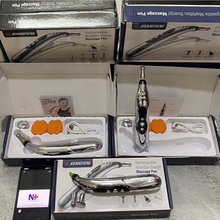 Bút Dò Huyệt Xung Điện Cao Cấp, Bút Dò Huyệt 3 Đầu Mát Xa, Châm Cứu, Giảm Đau