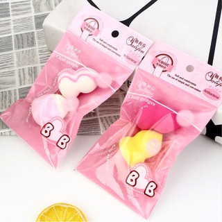 Set 2 Bông Mút Trang Điểm YALIFEN Mềm Mịn Nội Địa Trung