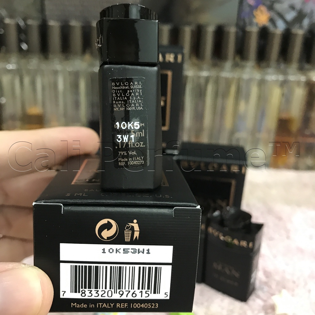 Nước Hoa Nam Bvlgari Man In Black 5ml Mùi Hương Mạnh Mẽ Nam Tính