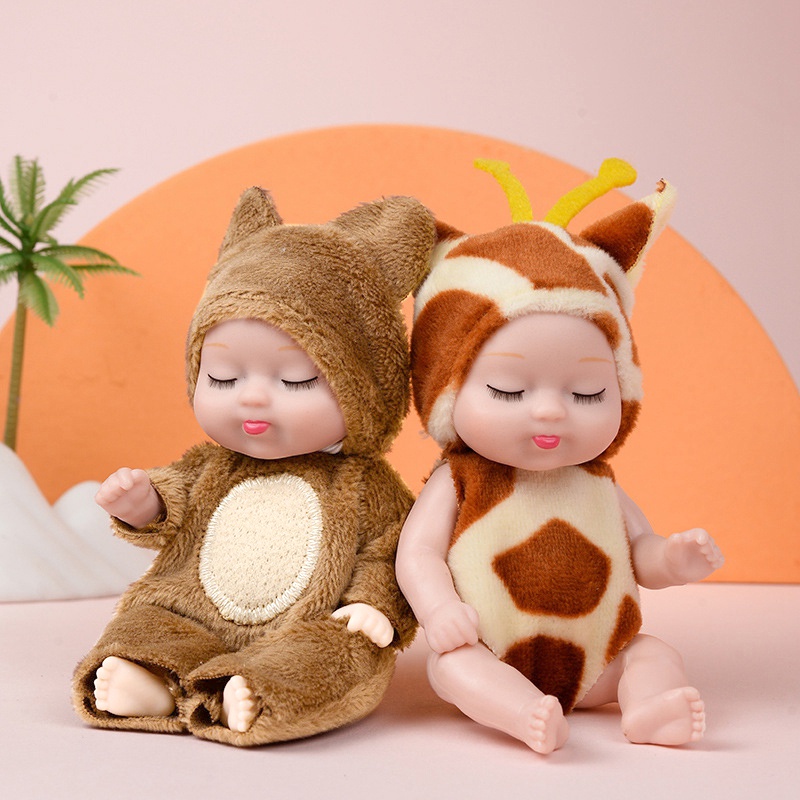 Búp bê bằng vải nhung 11*5cm dùng trang trí không gian