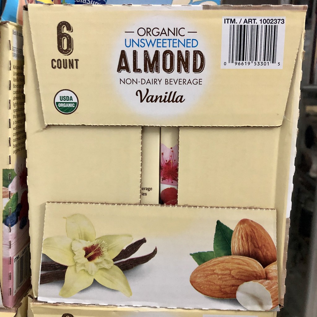 { SALE221 } ❤️ [Hàng Mỹ, Date 6/2021] Sữa Hạnh Nhân Organic Almond KHÔNG ĐƯỜNG Mỹ, Hộp Giấy 1 Lít ( Hàng NEW )