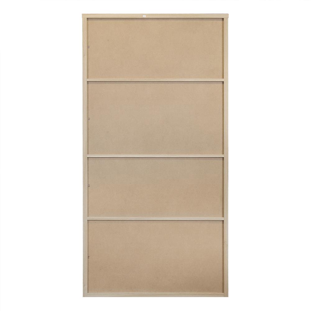 HomeBase FURDINI Kệ bằng gỗ ép nhiều ngăn PULSE Thái Lan W80xH160xD29,5cm màu gỗ sồi/trắng