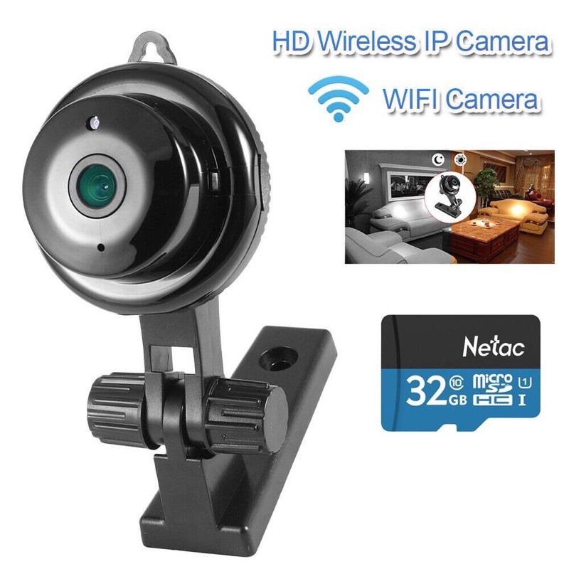 [BH 24 tháng ] Camera mini Wifi V380 pro, full HD, giám sát , an ninh, chống trộm, hồng ngoại ban đêm rõ nét