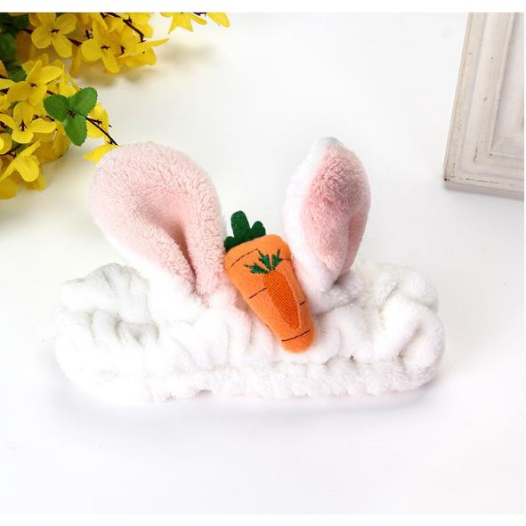 Băng đô tai thỏ carrot xinh xắn cho bạn gái