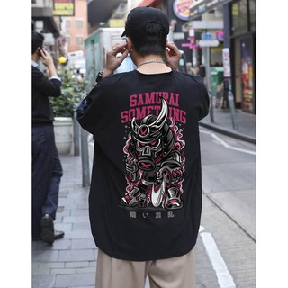 Áo Thun In Ngắn Tay Form Rộng Street Style Unisex Cực Chất Họa Tiêt Samurai