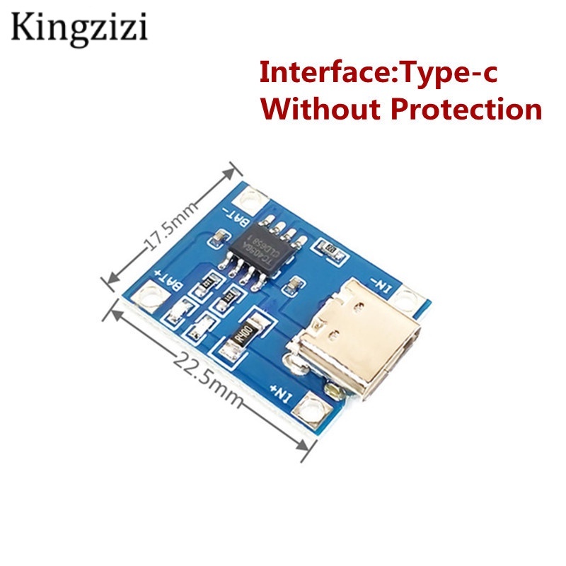 Mô Đun Sạc Pin Lithium Cổng Type-c/Micro/Mini USB 5V 1A 18650 TP4056 Với Chức Năng Bảo Vệ Kép 1A Li-ion