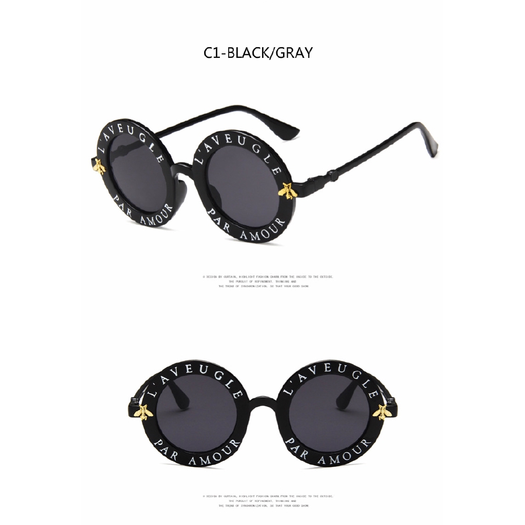 Kính Mát Gọng Tròn Phong Cách Retro