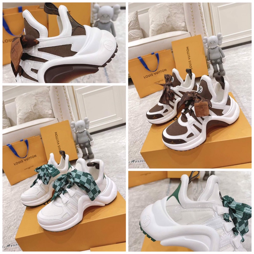 Giày thể thao giày sneaker lv dành cho nữ cao cấp