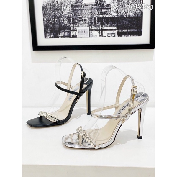 Sandal jimmy quai đá mảnh fullbox