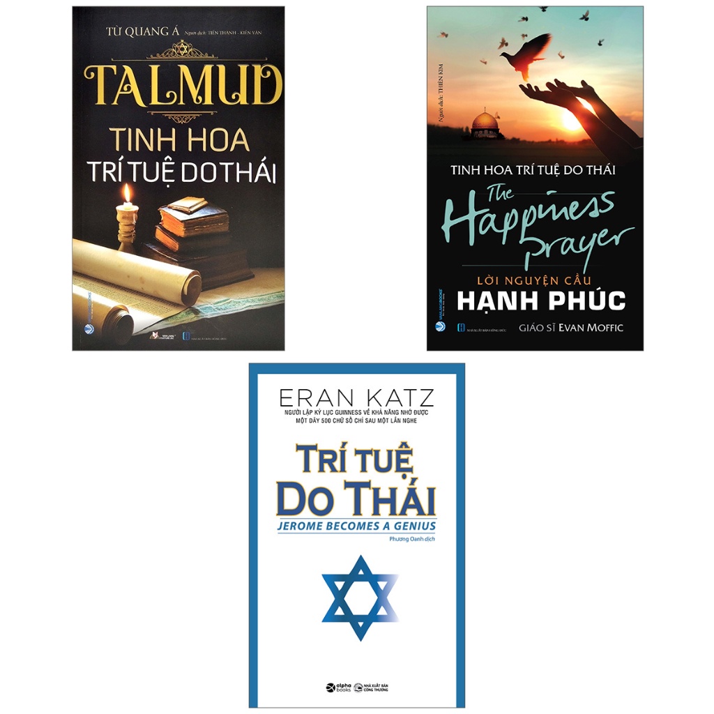 Sách - Combo Trí Tuệ Do Thái ( 3 Quyển )
