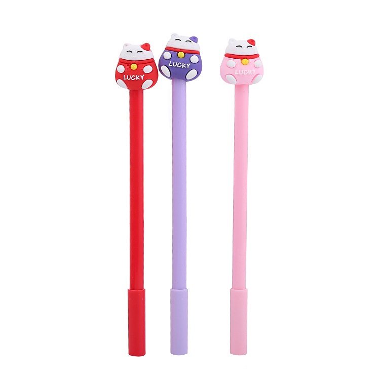 Bút bi phong cách mèo hoạt hình ngòi 0.5mm tiện lợi