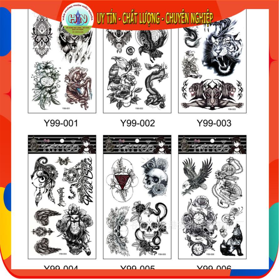 Set hình xăm nước Tattoo siêu ngầu - Chọn mẫu - siêu rẻ