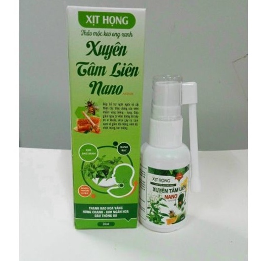 xịt họng keo ong Xuyên tâm Liên Hỗ trợ phòng ngừa các vấn đề về hô hấp ,người có miễn dịch kém 30ml