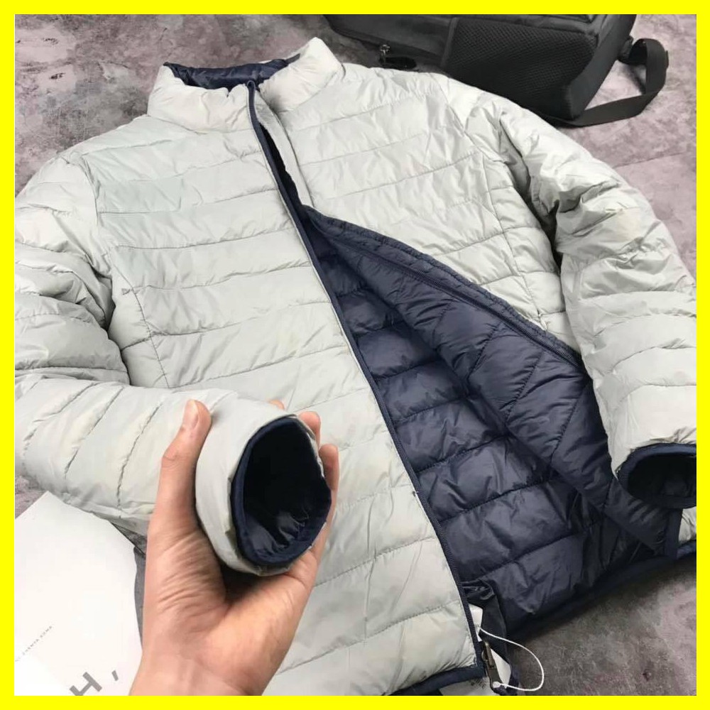 Tặng 10 bao lì xì - Áo khoác phao nam 2 mặt màu cam - ghi tối chất bền đẹp dáng trẻ trung phù hợp với mọi lứa tuổi | BigBuy360 - bigbuy360.vn