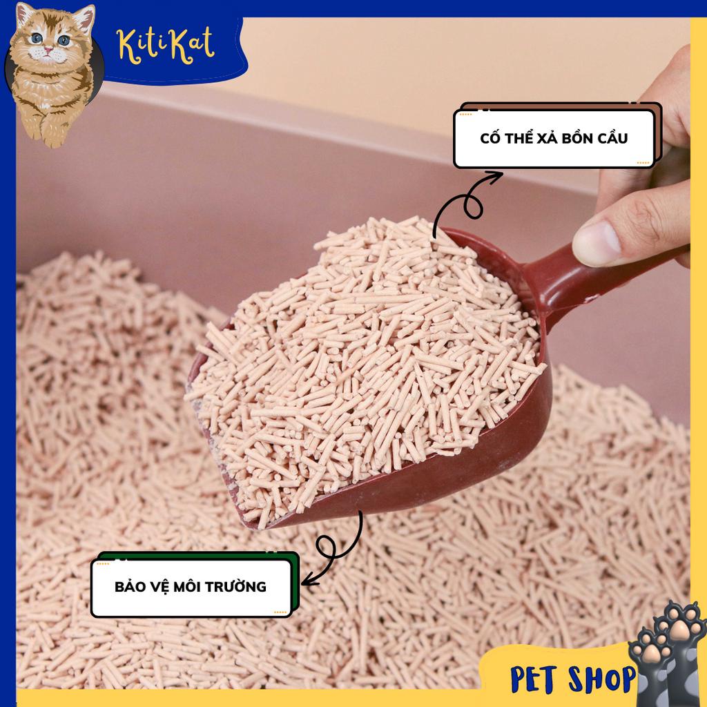 Cát đậu nành cho mèo Cattiee Cat 7L nhiều mùi hương, Cát vệ sinh tofu hữu cơ chiết xuất từ mầm đậu nành nguyên cám
