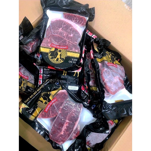 Lõi vai Bò Mỹ khay 500g