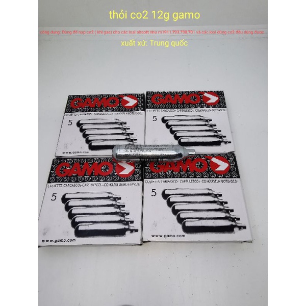 Thỏi co2 12g cho airsot các dòng m1911 hay m84  gold seres