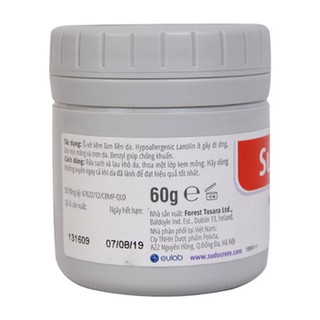 Kem Hăm Sudocrem - Kem Chống Hăm Sudo Crem Cho Bé (Loại 60gr)