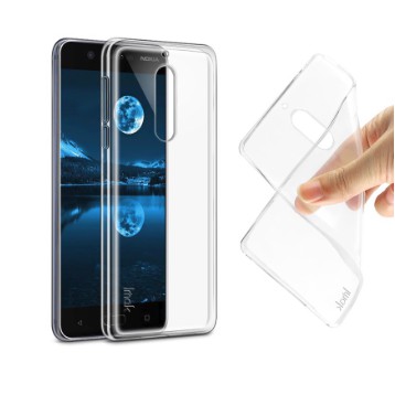 Ốp lưng Nokia 5 Dẻo trong suốt i-Smile Chính Hãng