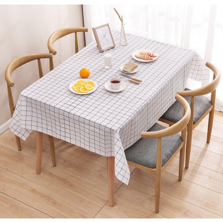 Khăn Trải Bàn Caro, Thảm đi chơi Picnic PVC không thấm nước, khăn làm phông nền chụp ảnh, Bàn Học, Bàn Ăn Tiện Lợ