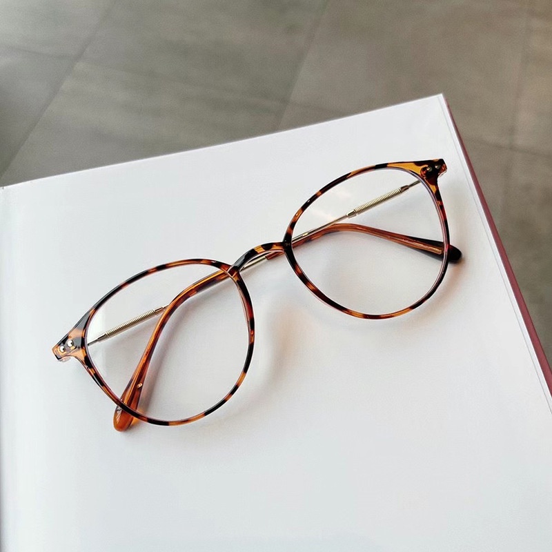 Gọng kính cận mắt ngố tròn NOBITA Hotrrend 2022 siêu ngầu cá tính mang xu hướng trẻ trung năng động EMOJI 090